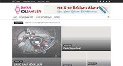 Desktop Screenshot of bayankolsaatleri.com