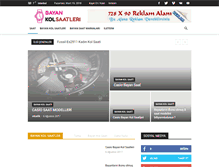 Tablet Screenshot of bayankolsaatleri.com